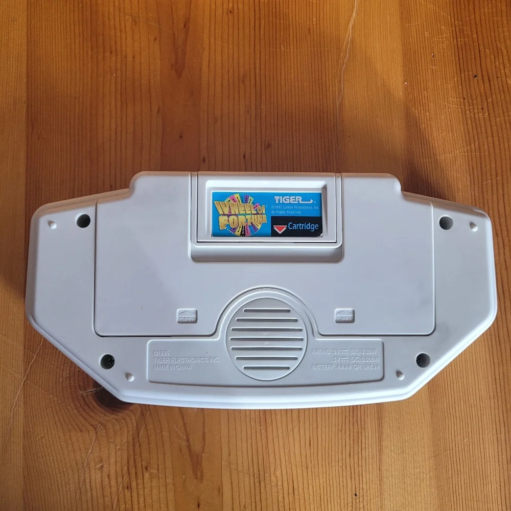 Vintage 1995 Wheel Of Fortune Handheld Game